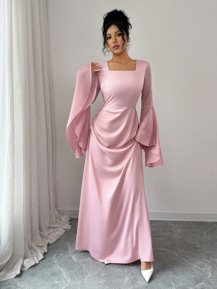 Rochie maxi SHEIN, roz