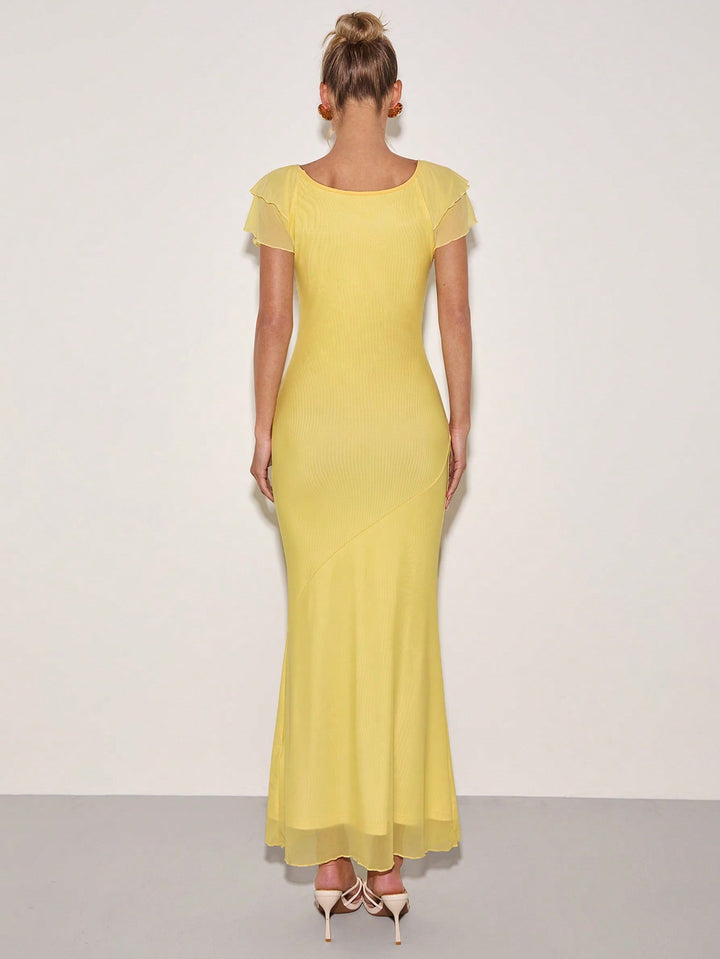 Rochie maxi SHEIN, galben