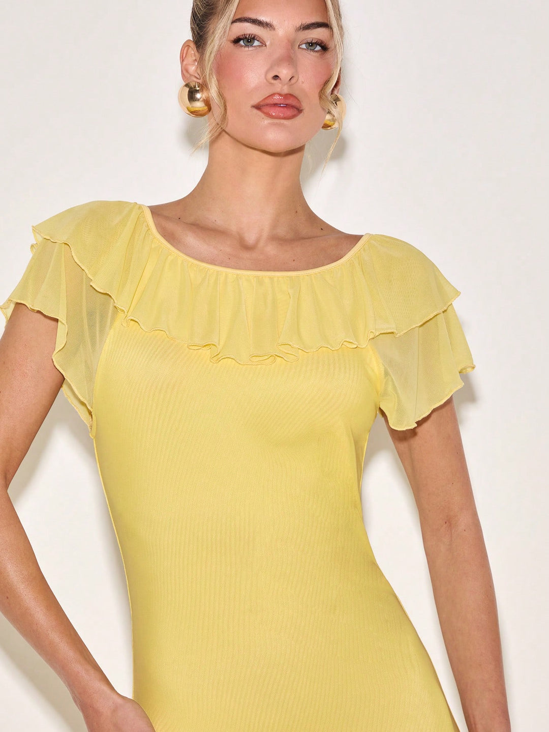Rochie maxi SHEIN, galben