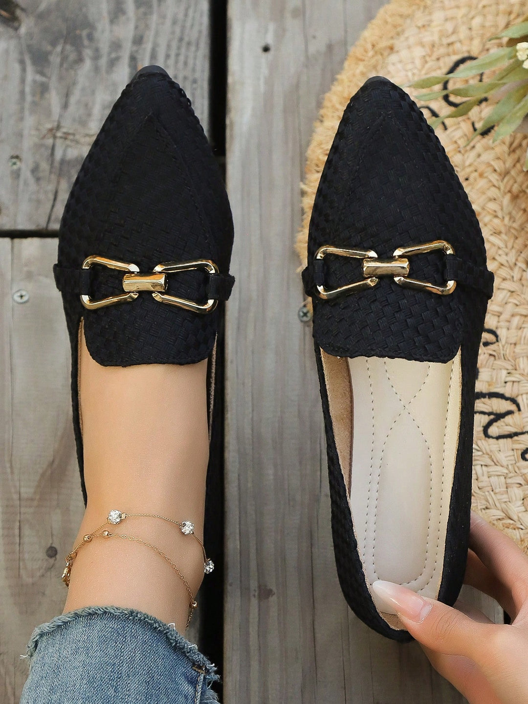 Balerini SHEIN, negru