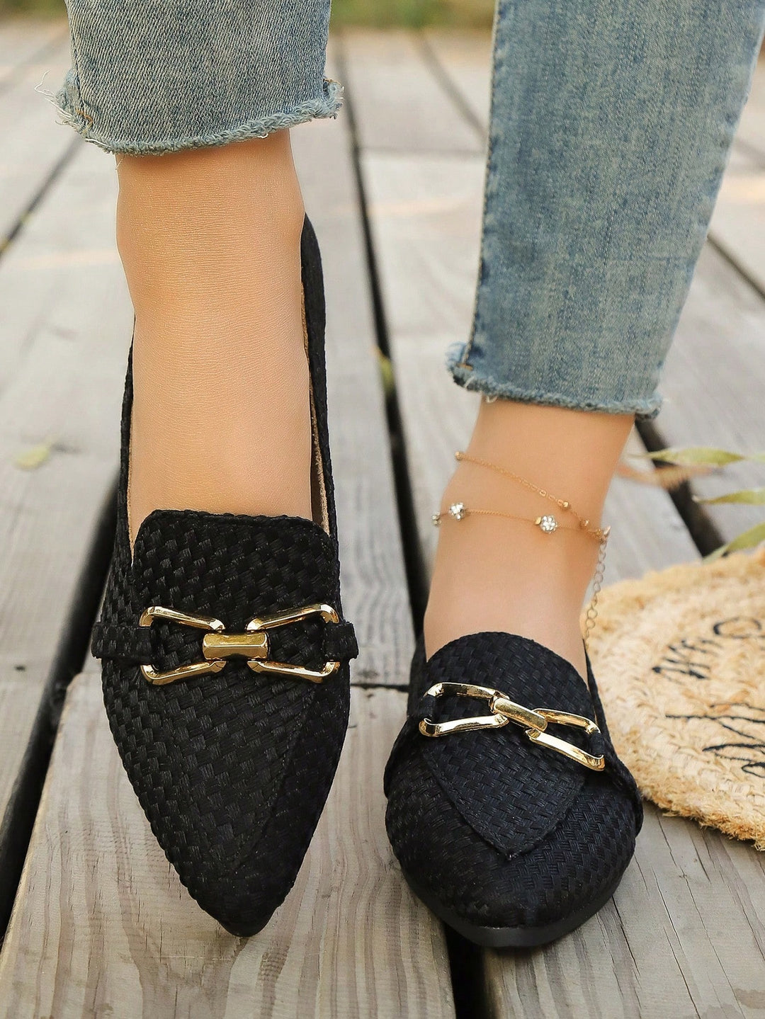 Balerini SHEIN, negru