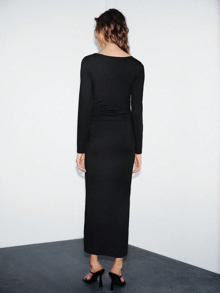 Rochie maxi SHEIN, negru