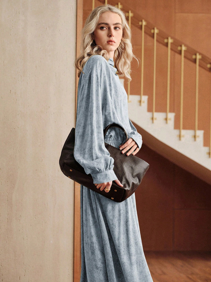 Rochie maxi SHEIN, albastru