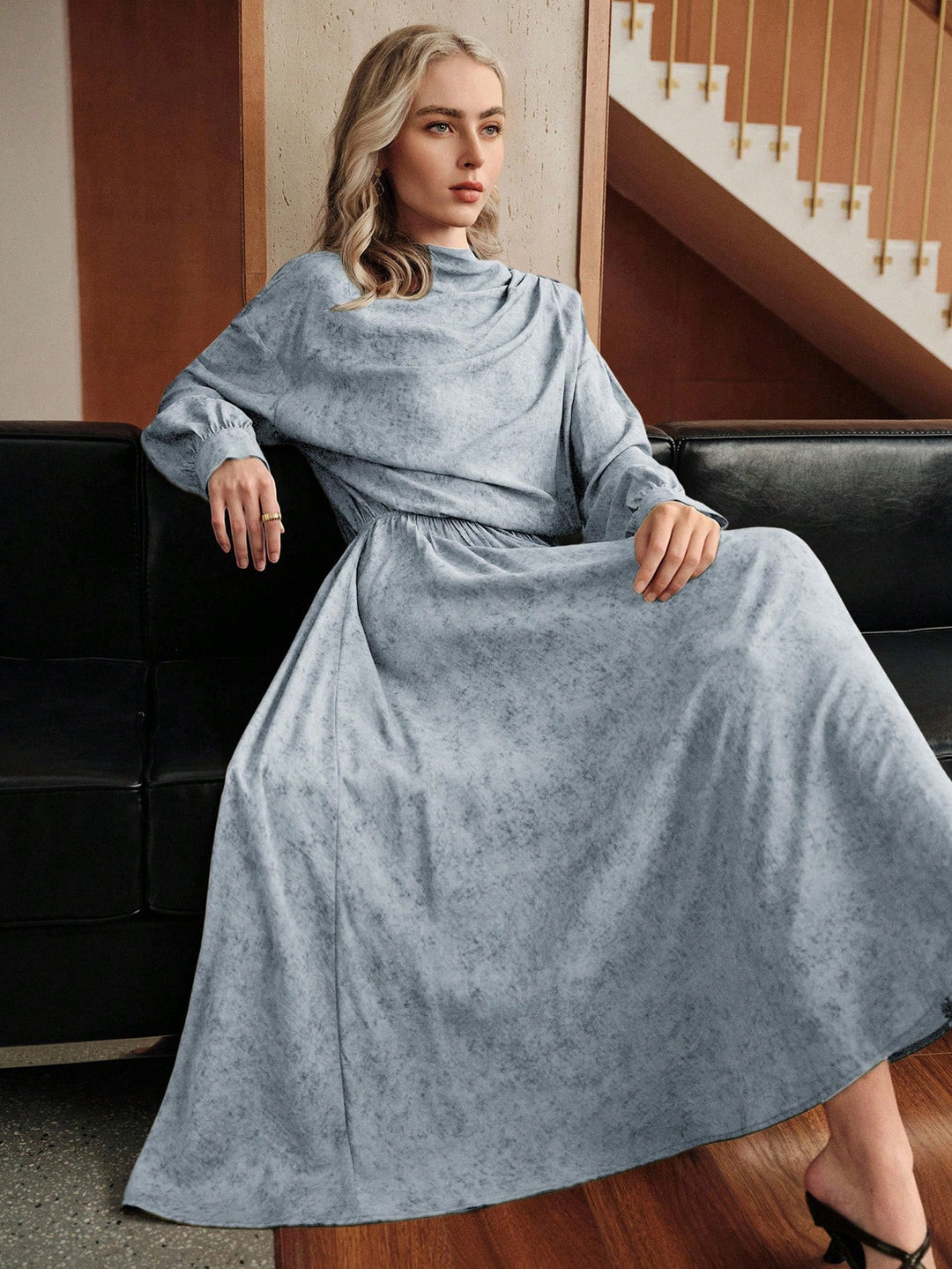 Rochie maxi SHEIN, albastru