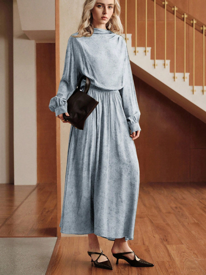 Rochie maxi SHEIN, albastru