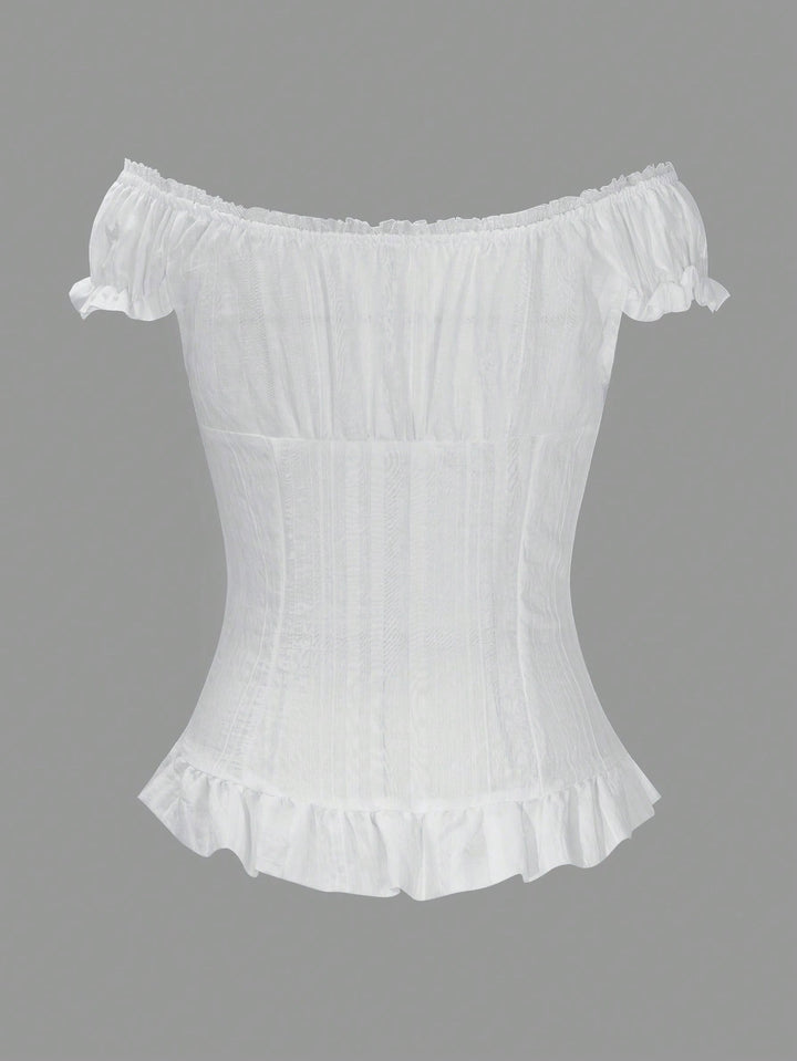 Top SHEIN, alb
