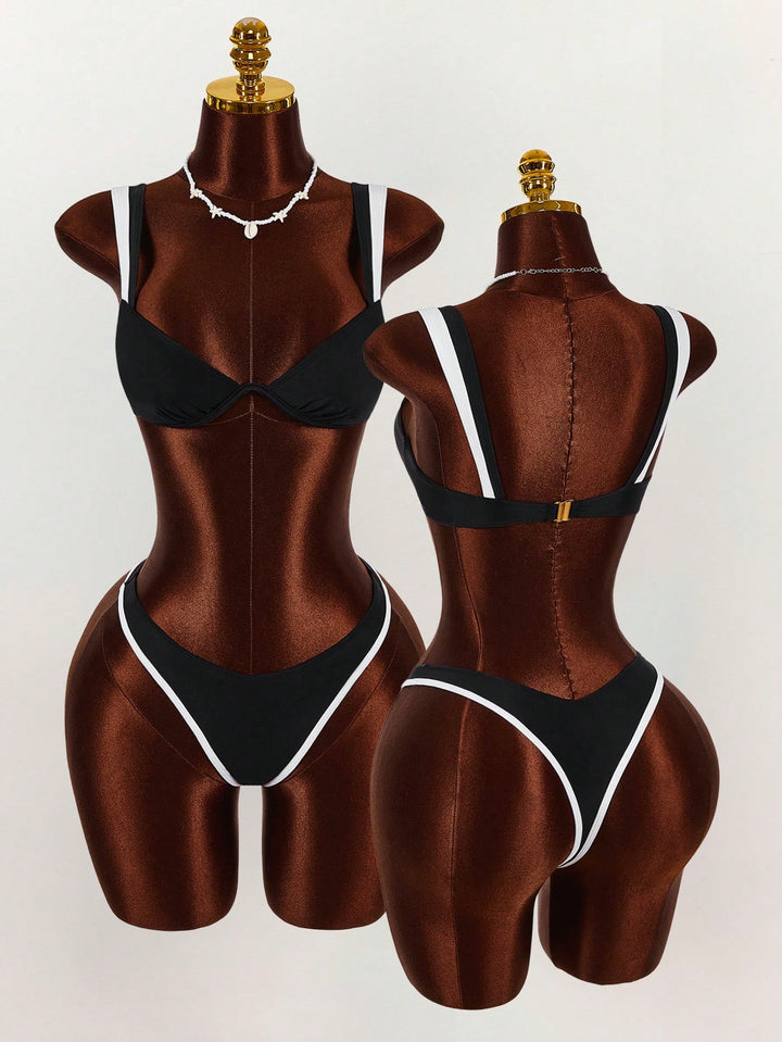 Set bikini SHEIN, negru