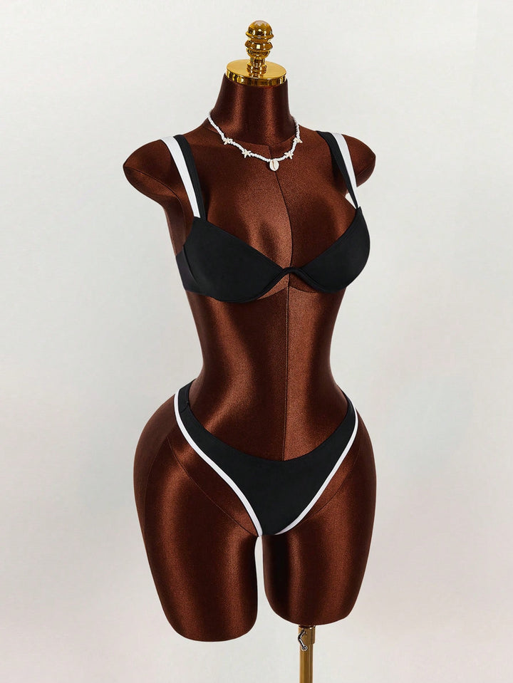 Set bikini SHEIN, negru