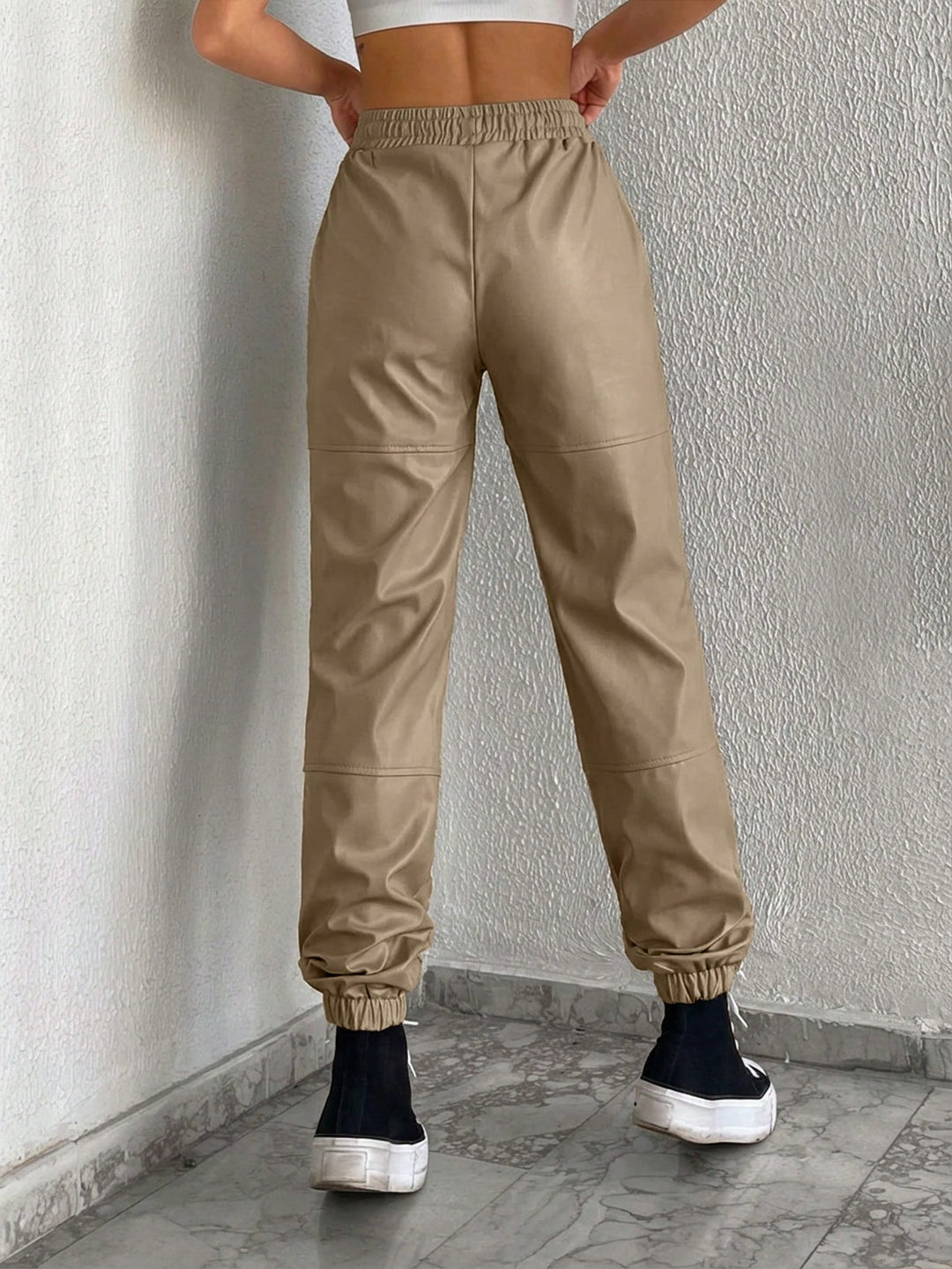 Pantaloni SHEIN, maro