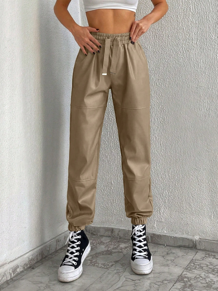 Pantaloni SHEIN, maro