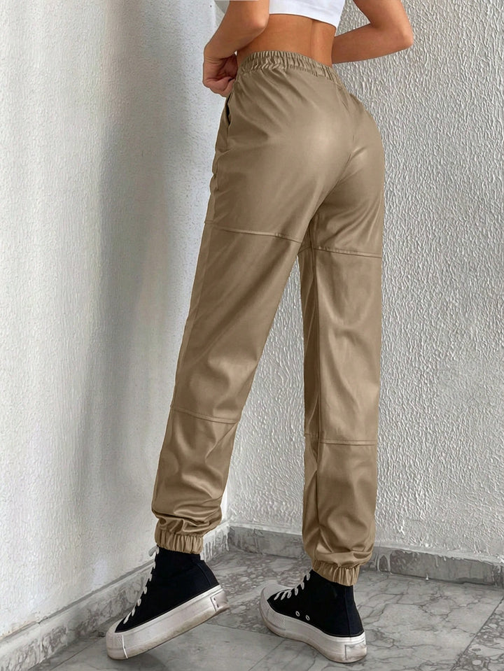 Pantaloni SHEIN, maro