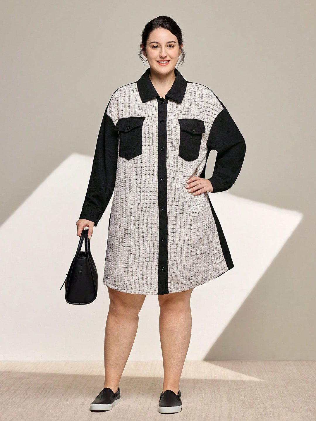 Rochie tip cămașă SHEIN, mix culori