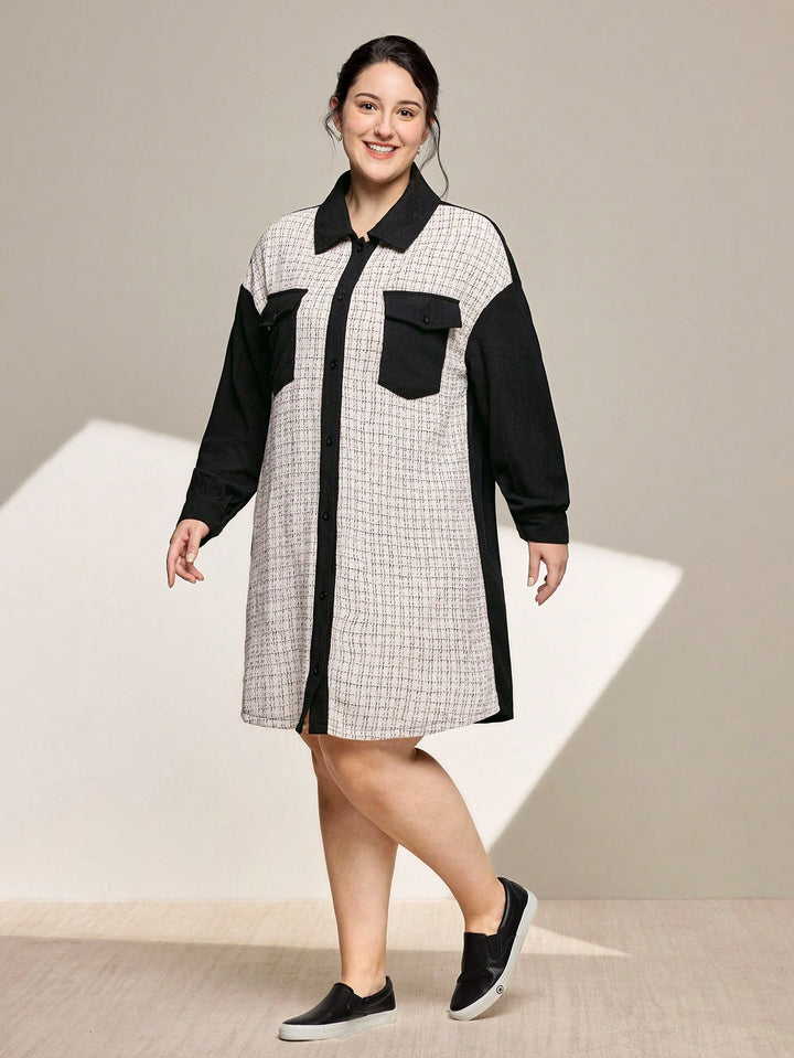 Rochie tip cămașă SHEIN, mix culori