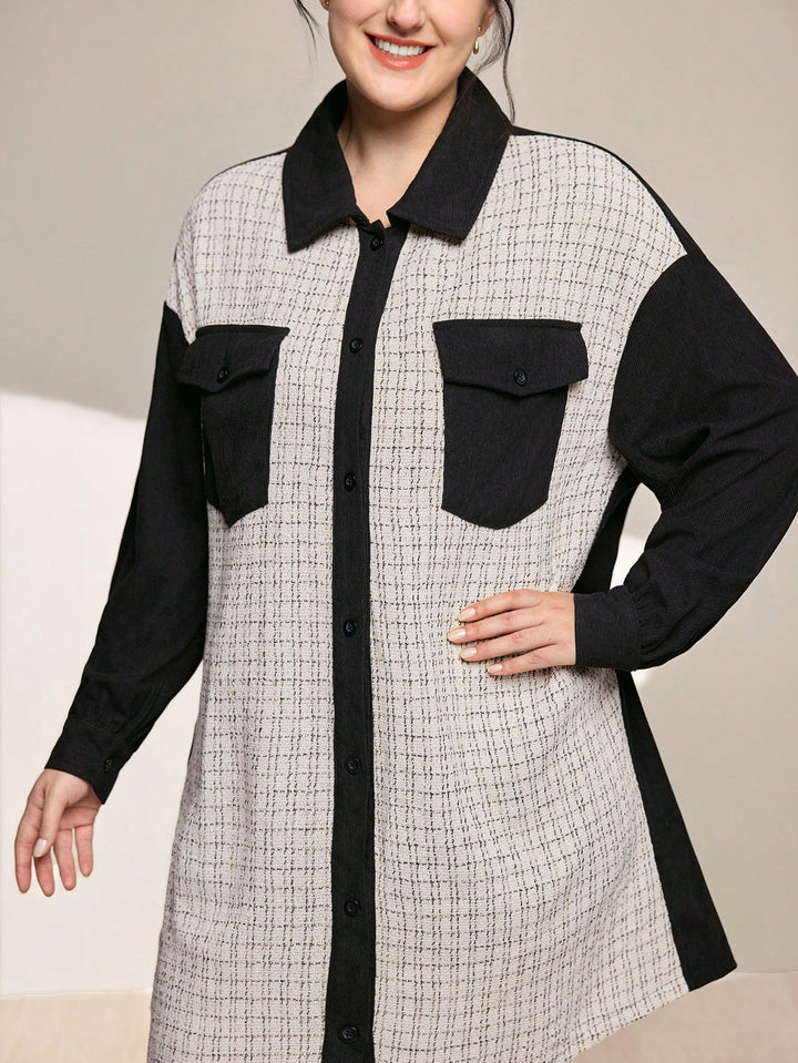 Rochie tip cămașă SHEIN, mix culori