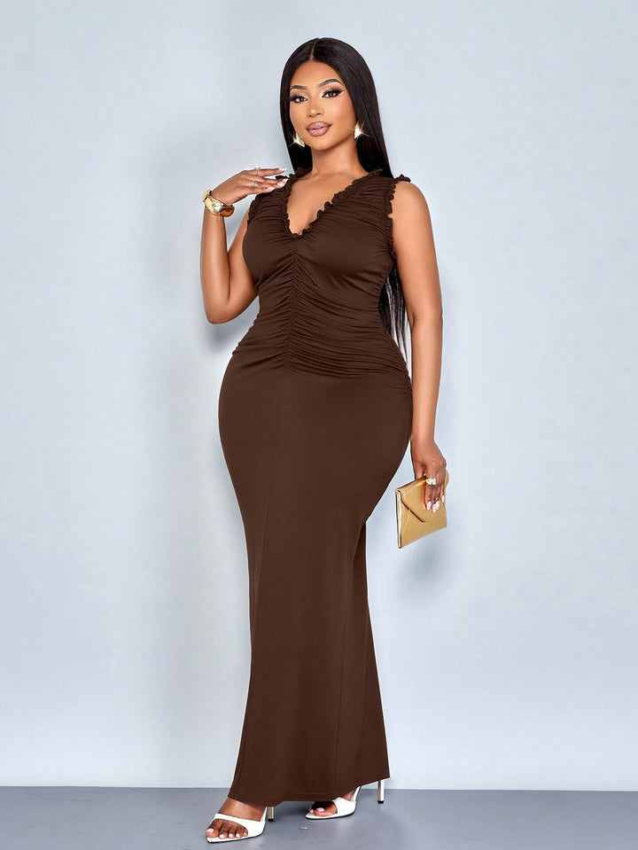 Rochie SHEIN, maro
