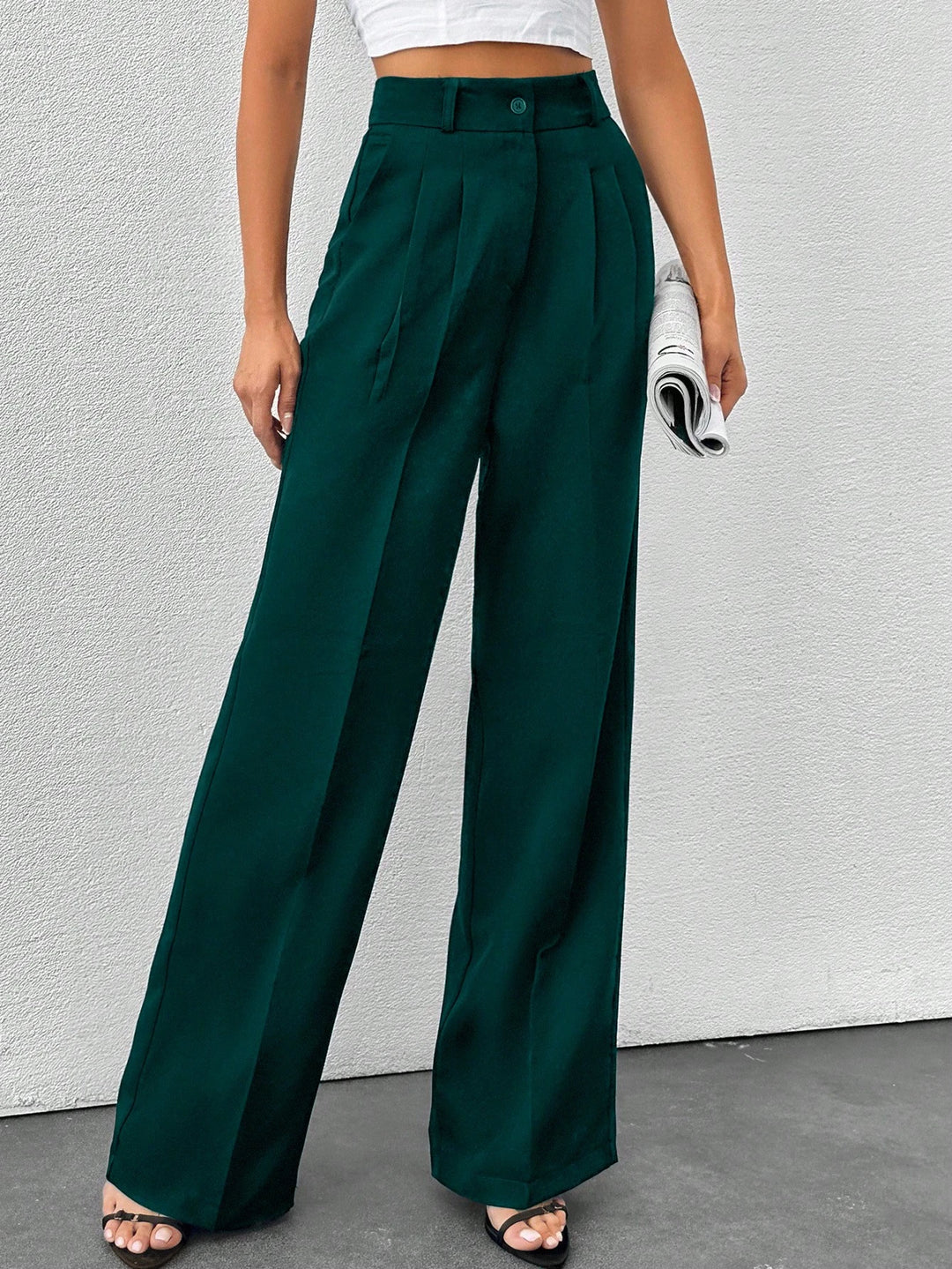Pantaloni SHEIN, verde