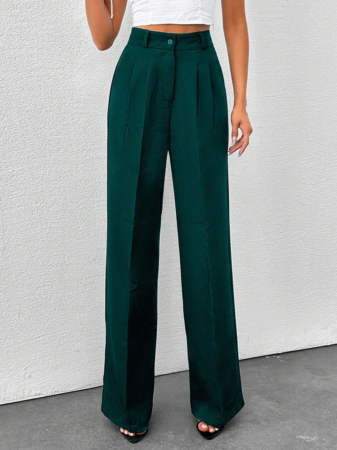 Pantaloni SHEIN, verde