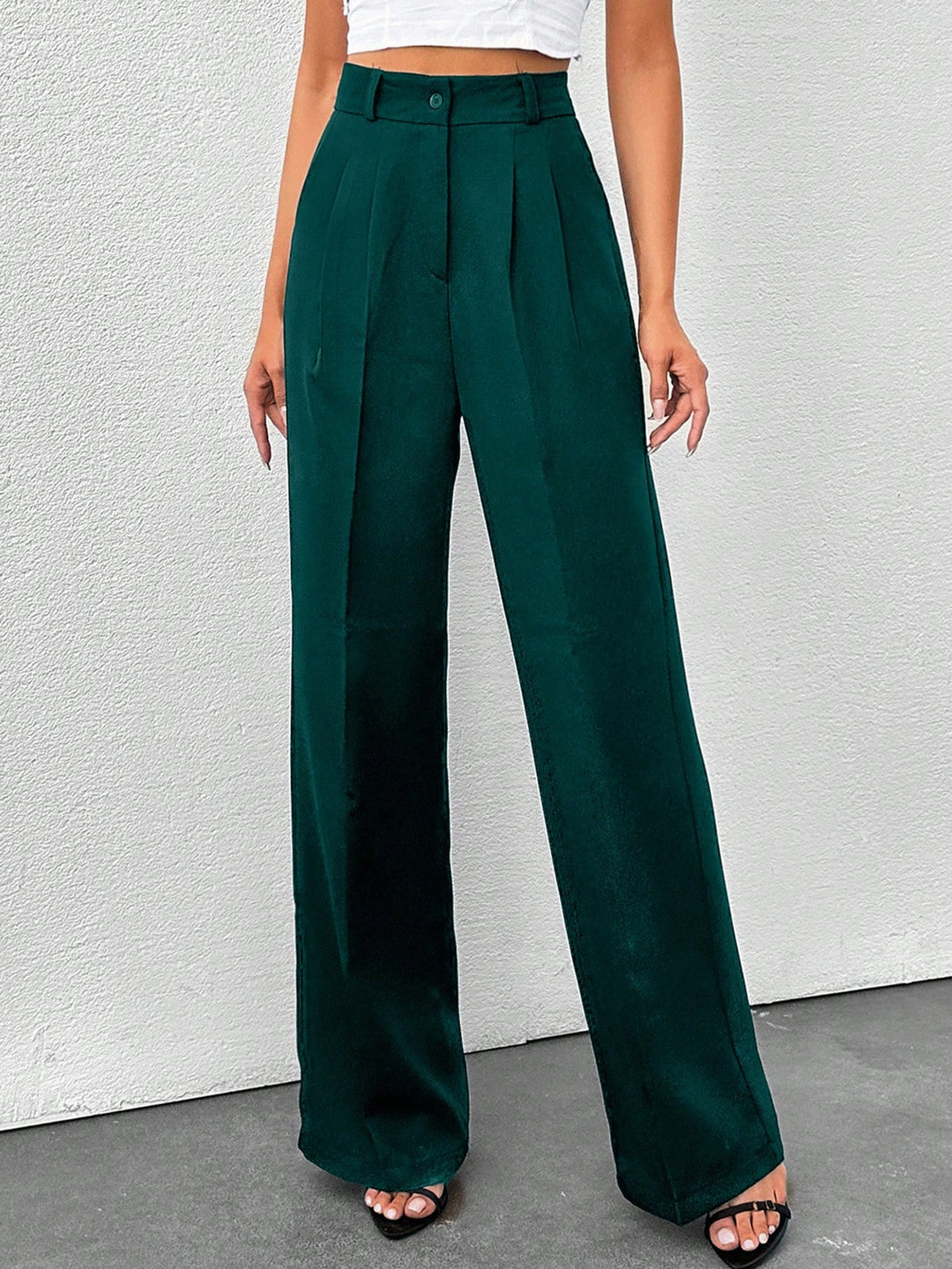 Pantaloni SHEIN, verde