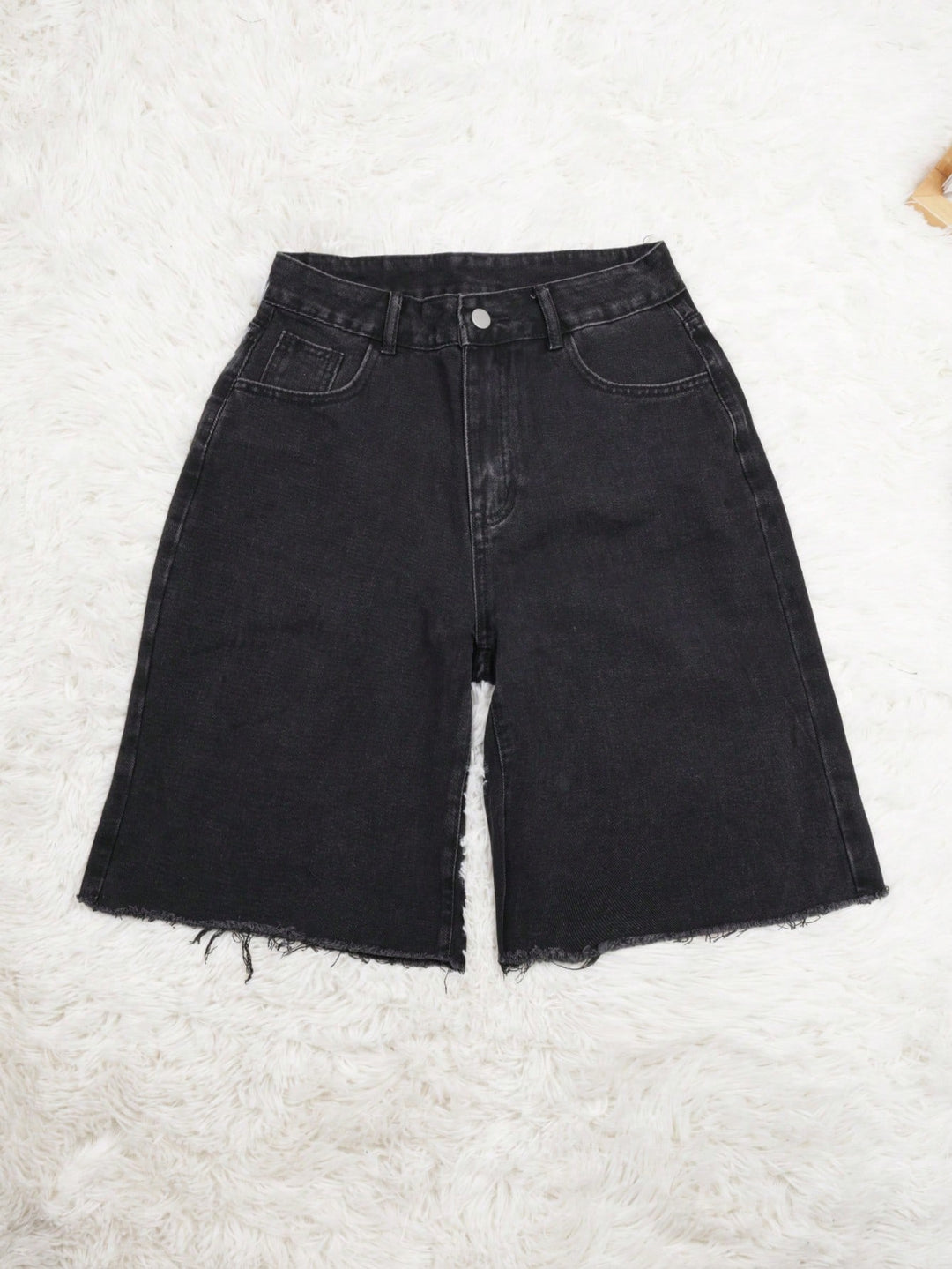 Pantaloni scurți SHEIN, negru