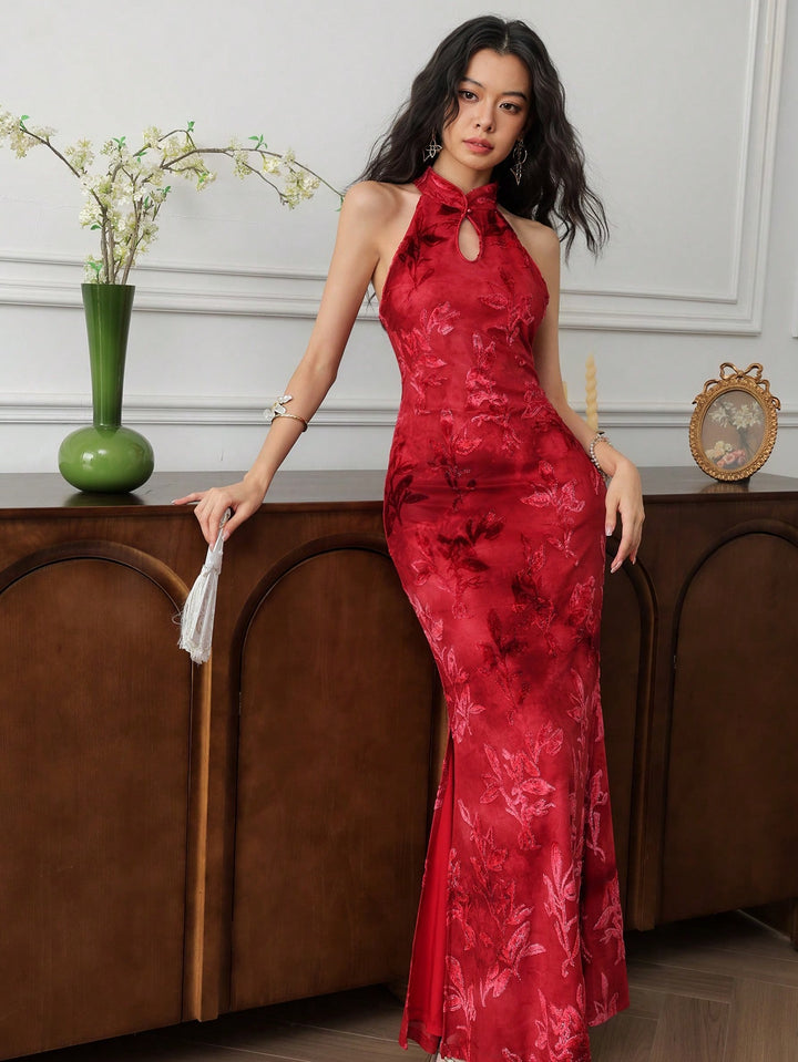 Rochie maxi SHEIN, roșu