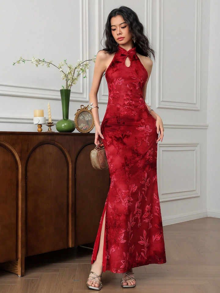 Rochie maxi SHEIN, roșu