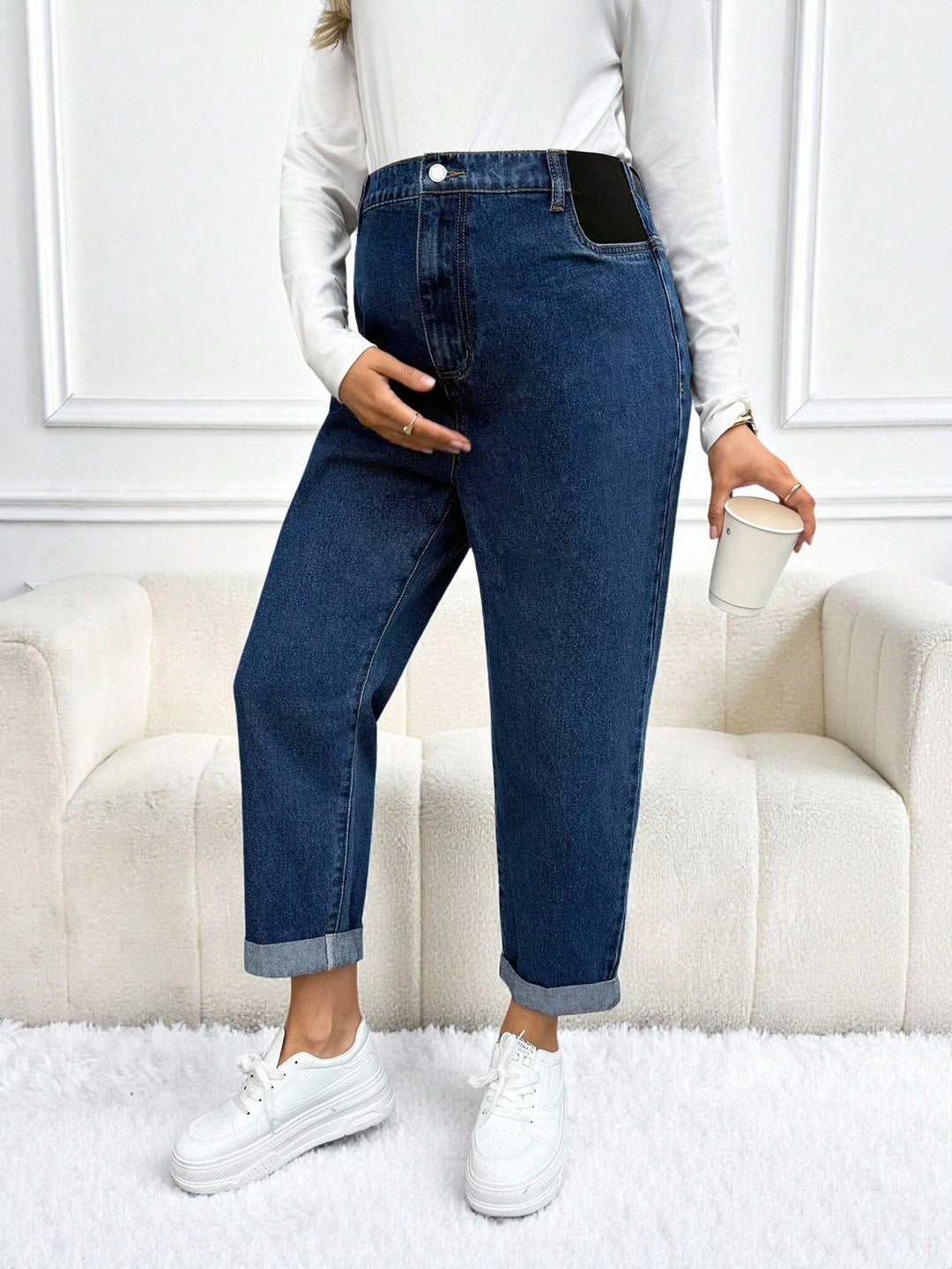 Jeans SHEIN, albastru