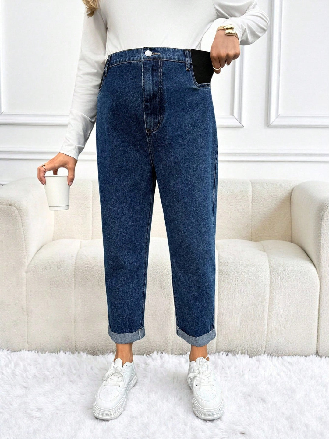 Jeans SHEIN, albastru