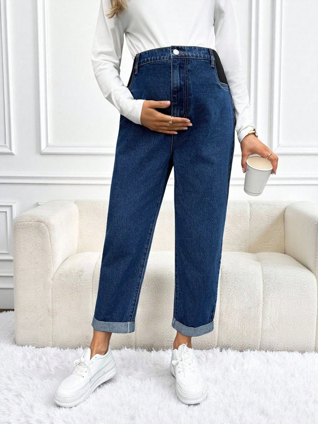 Jeans SHEIN, albastru