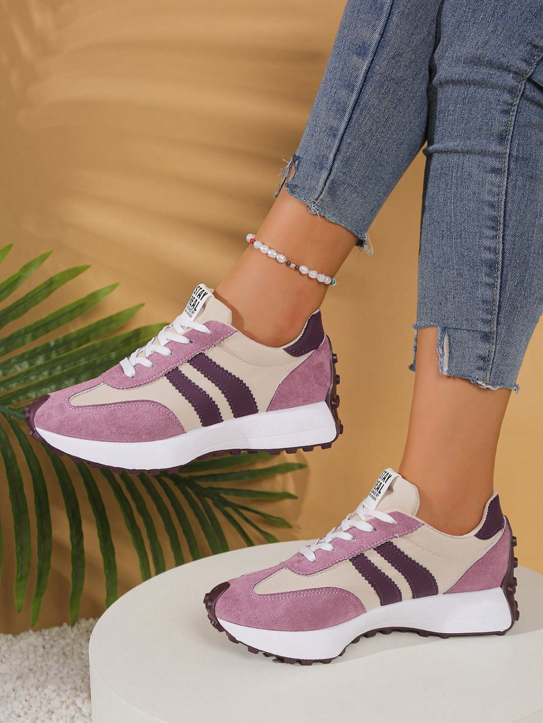 Pantofi sport SHEIN, mov