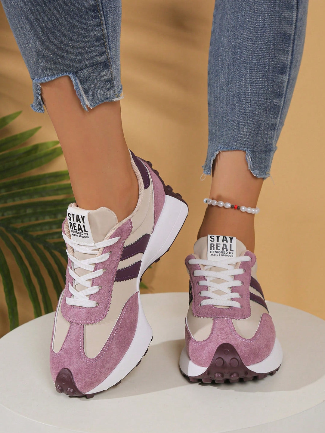 Pantofi sport SHEIN, mov