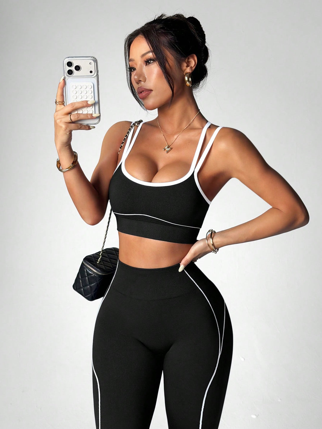 Compleu sport SHEIN, negru