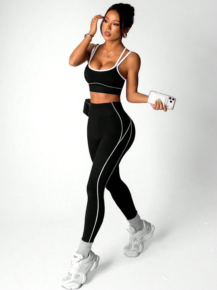 Compleu sport SHEIN, negru