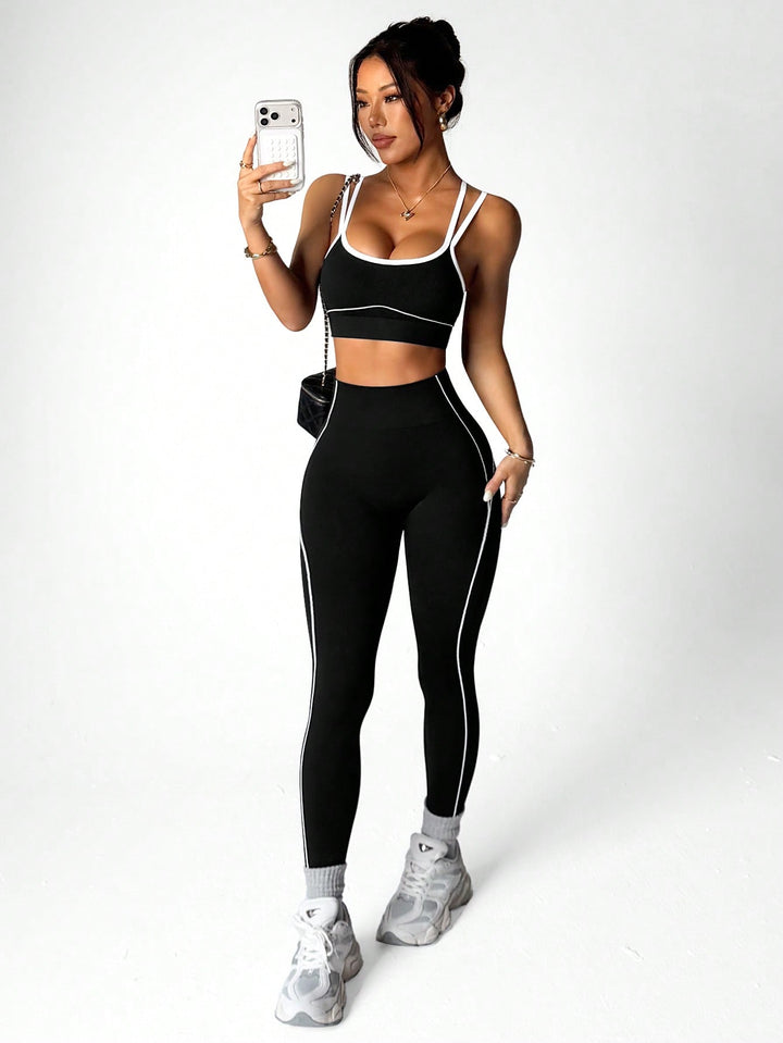 Compleu sport SHEIN, negru