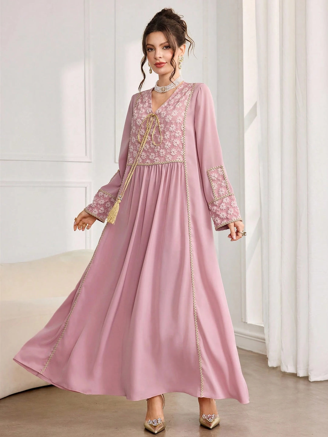 Rochie de ocazie SHEIN, roz