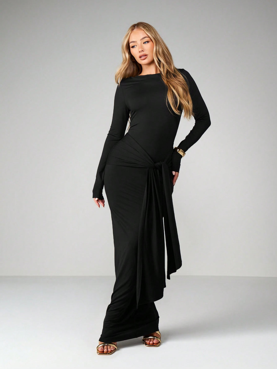 Rochie maxi SHEIN, negru