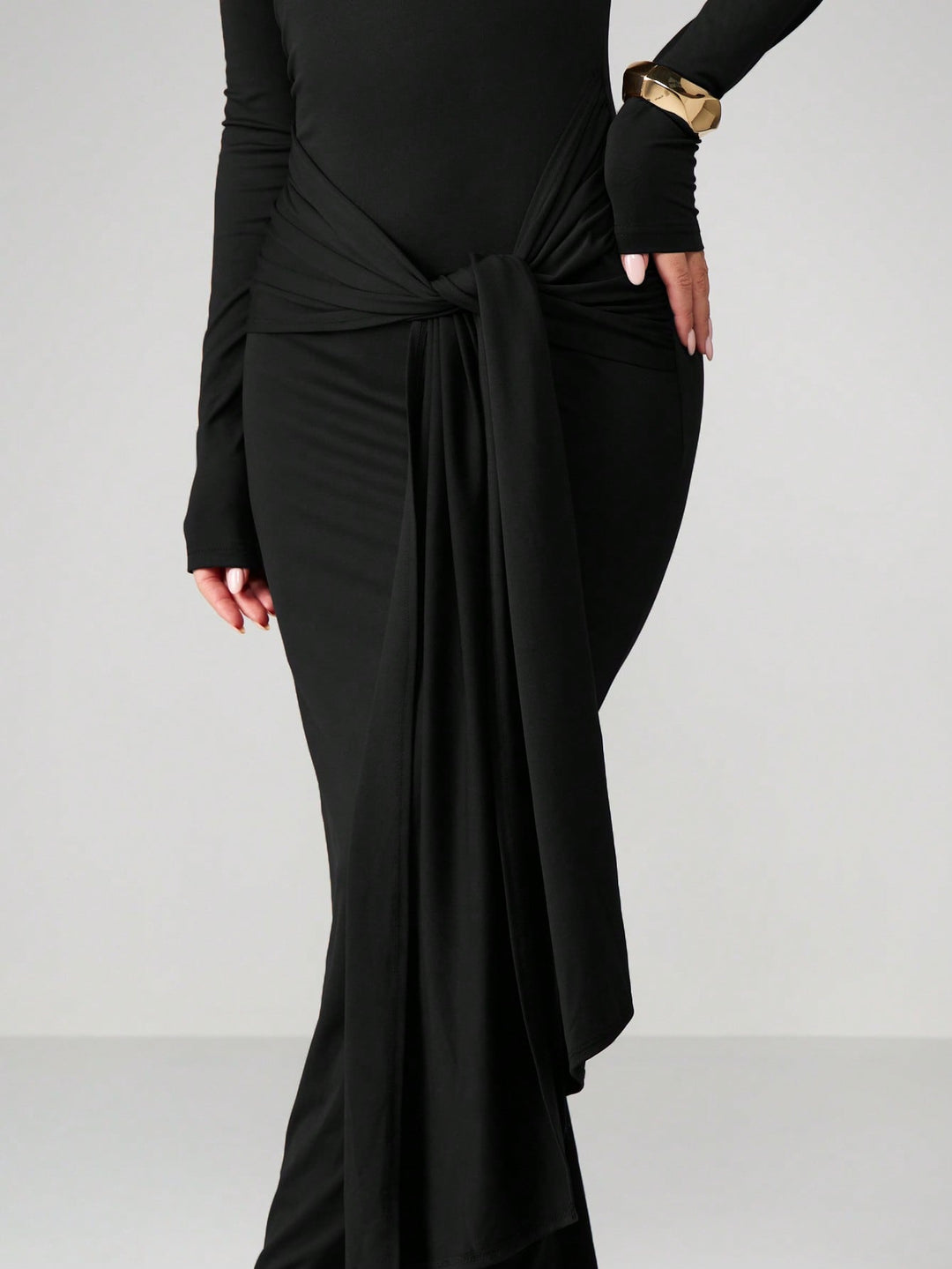 Rochie maxi SHEIN, negru