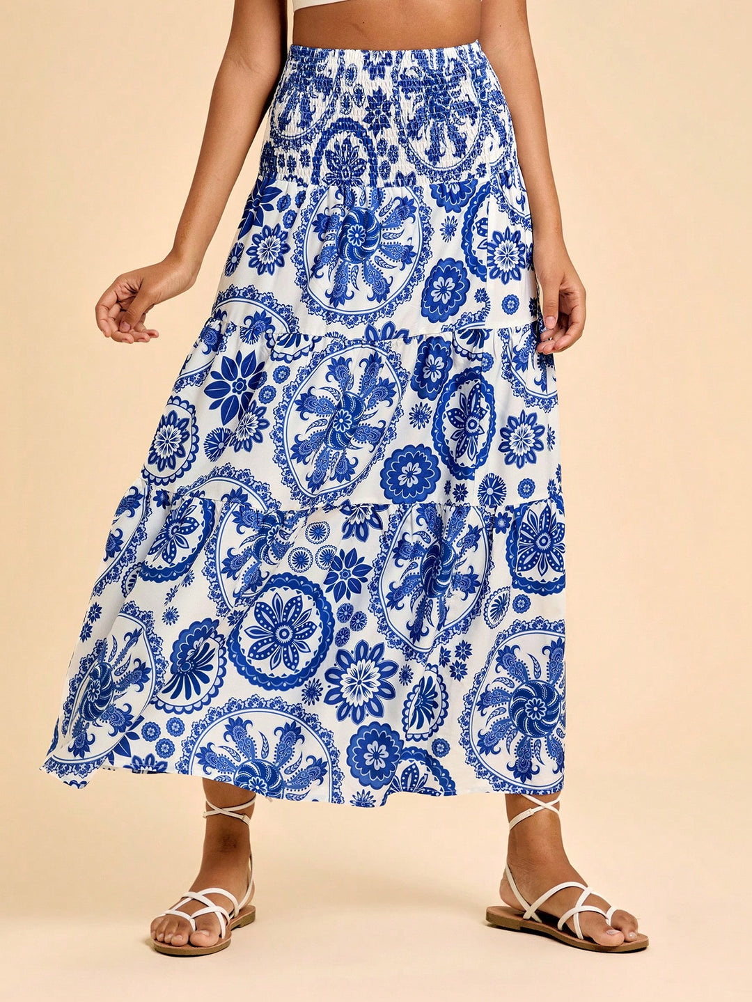 SHEIN maxi szoknya, kék