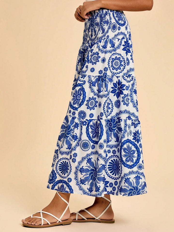 SHEIN maxi szoknya, kék
