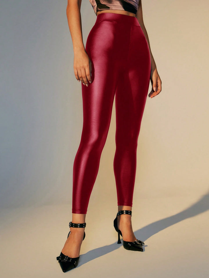 Pantaloni SHEIN, vișiniu