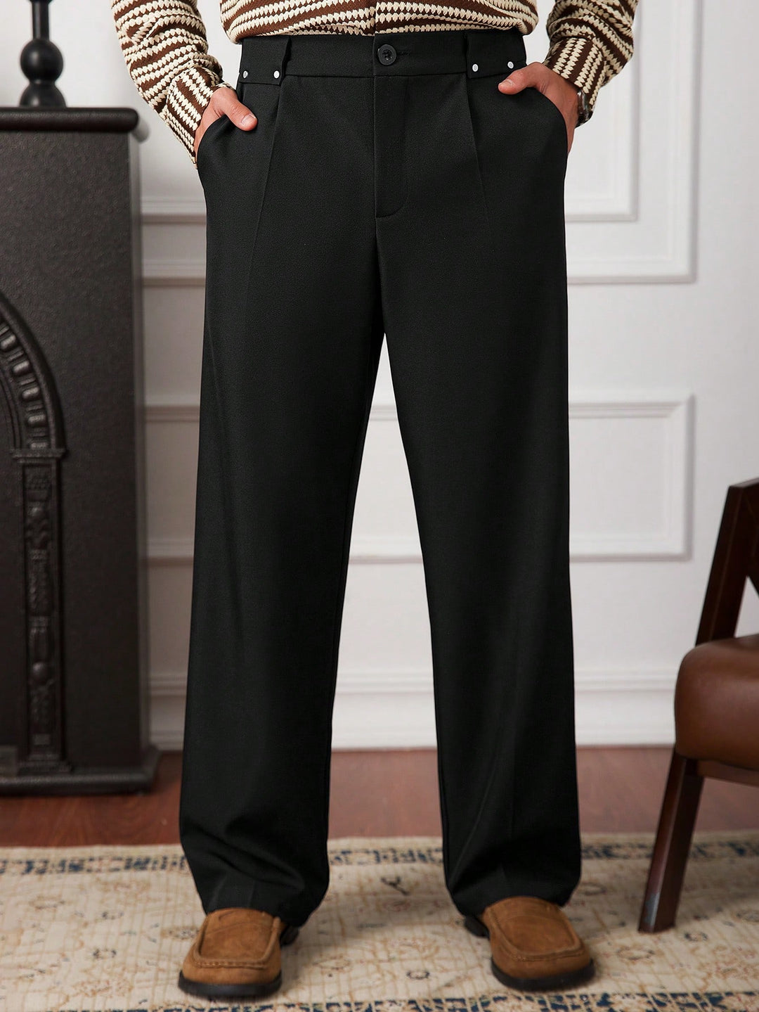 Pantaloni SHEIN, negru