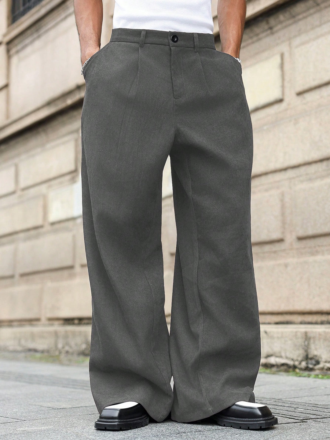 Pantaloni SHEIN, gri
