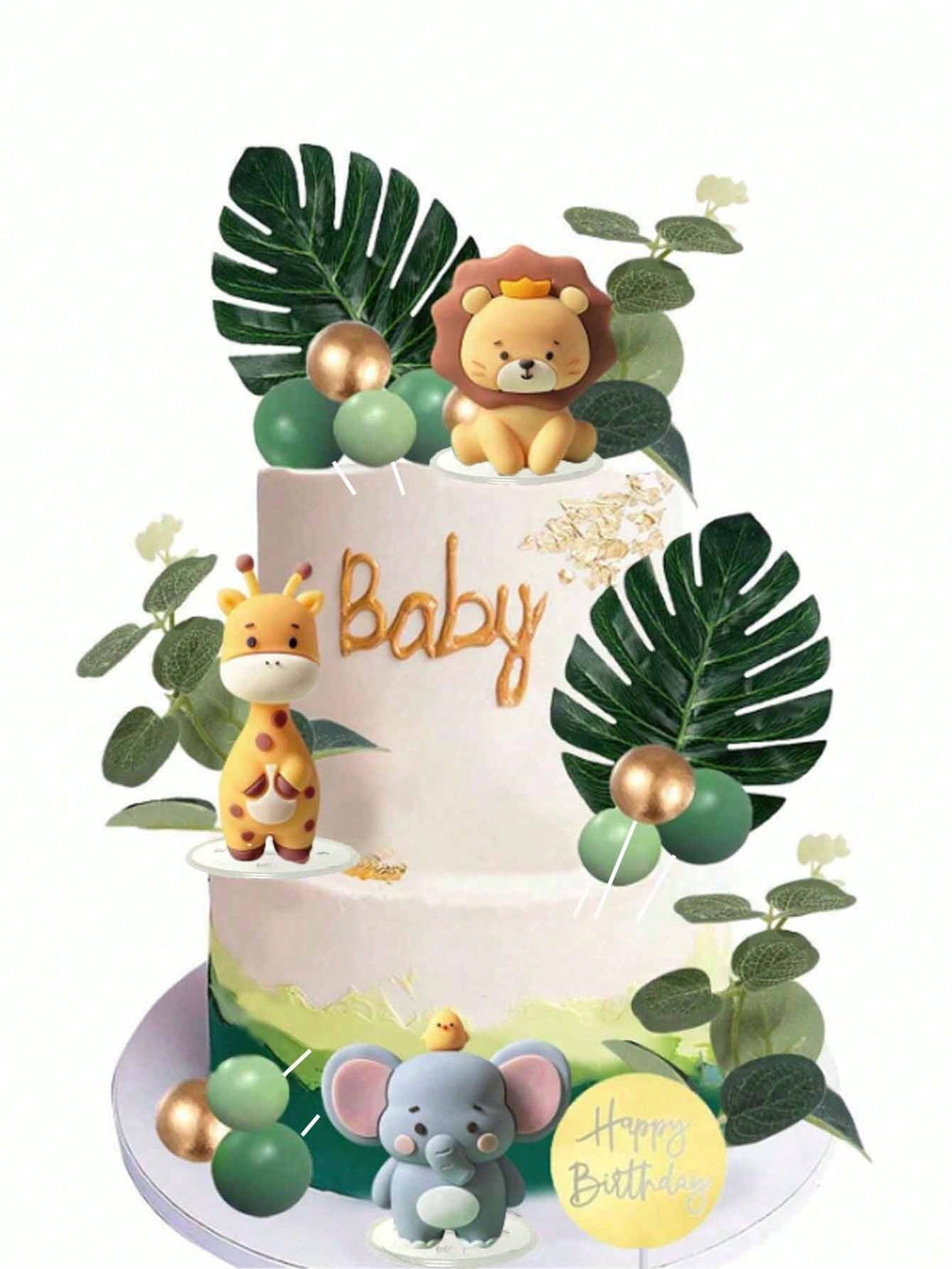 Ornament pentru tort SHEIN, animal print