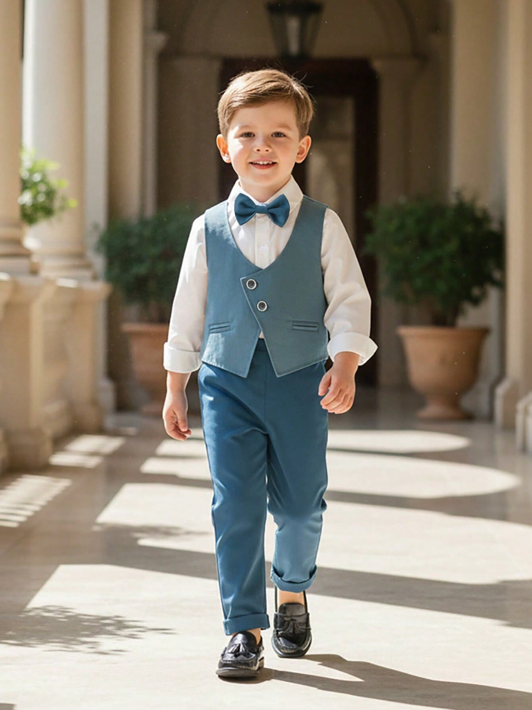 Costum SHEIN, albastru