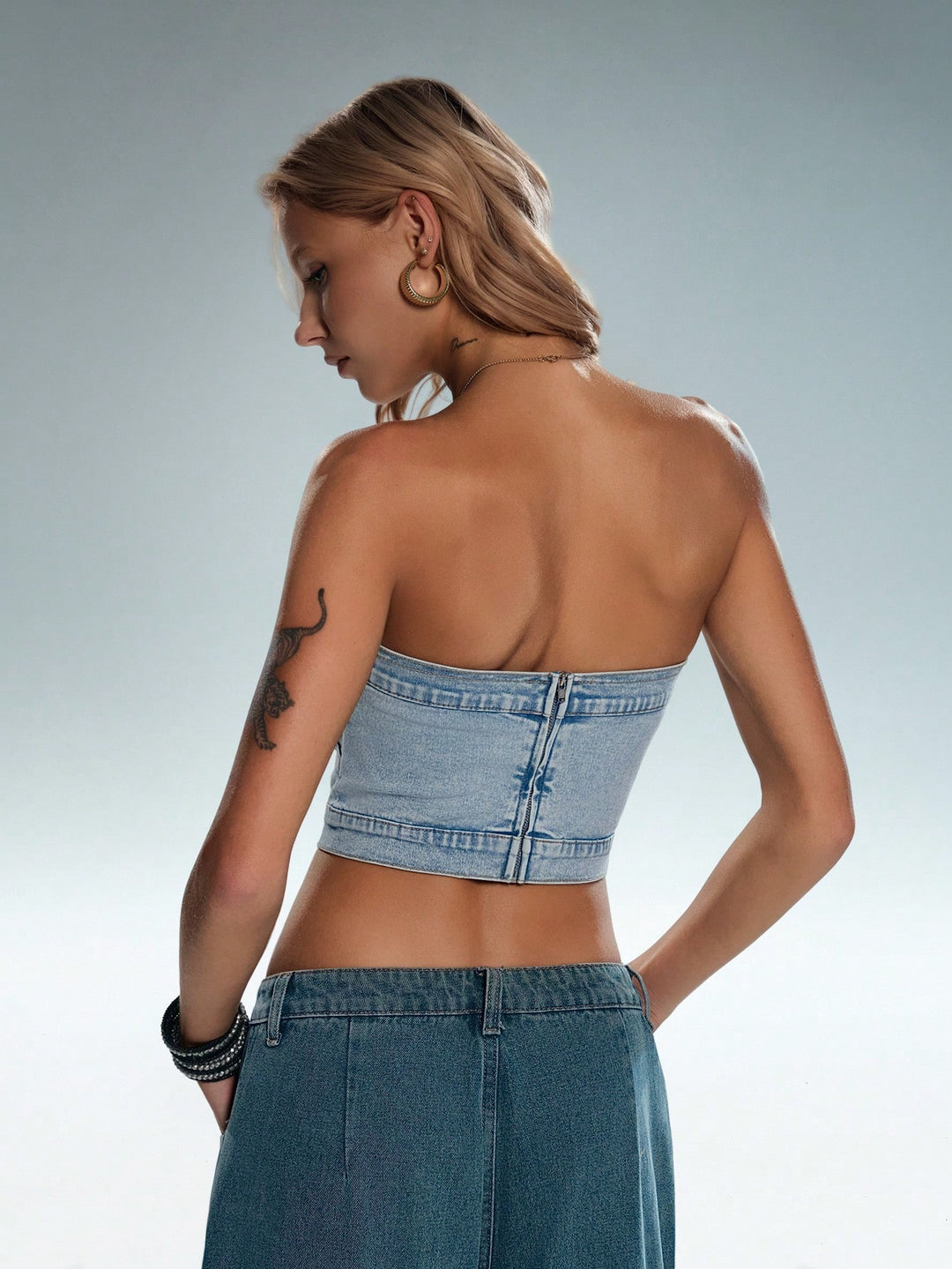 Top SHEIN, albastru