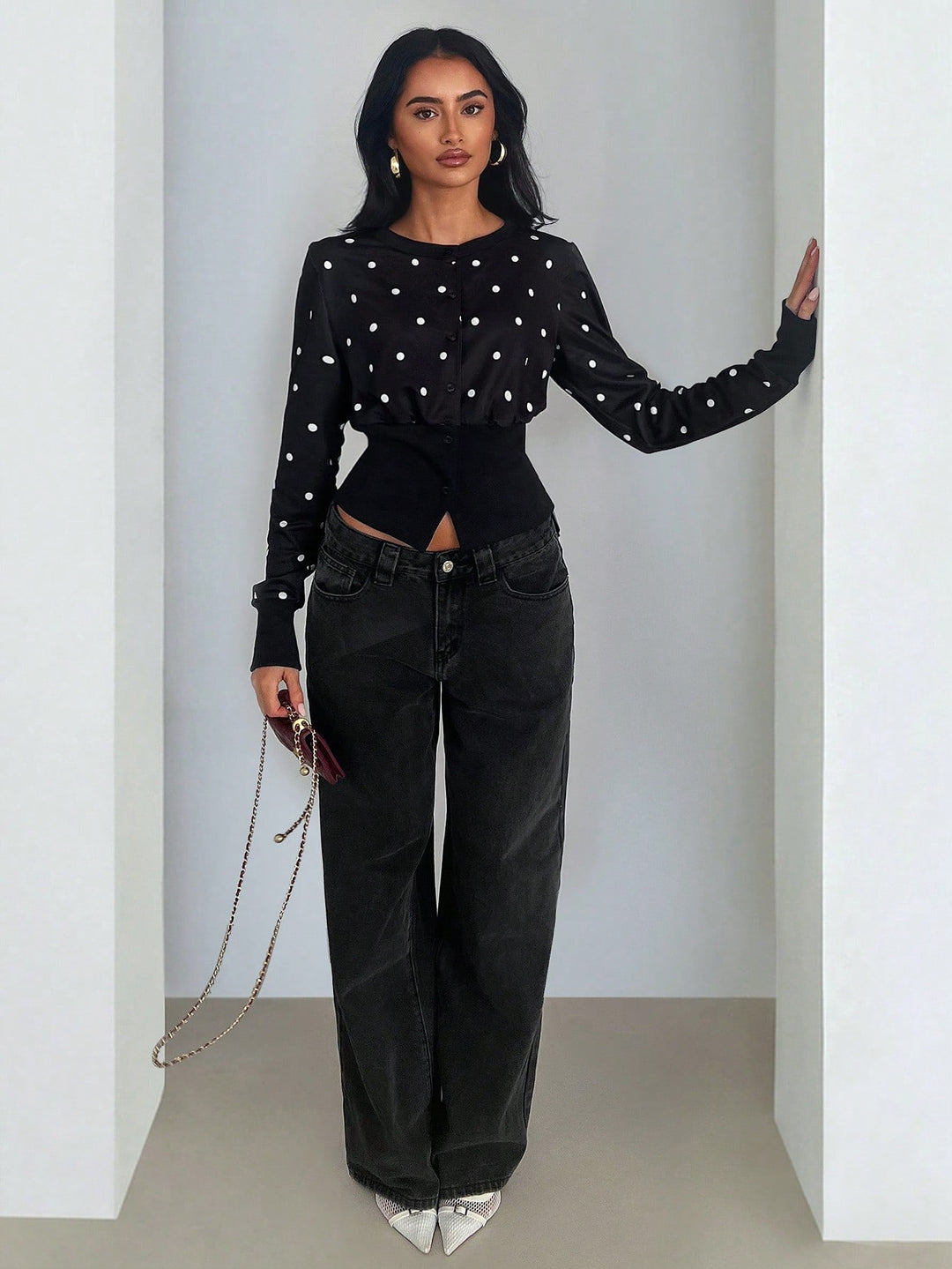 Hanorac SHEIN, negru