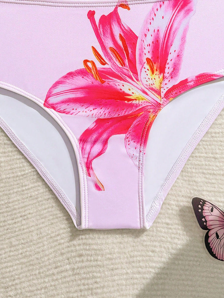 Set bikini SHEIN, roz