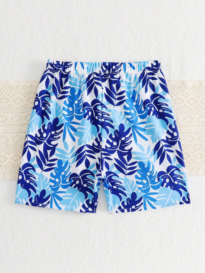 Pantaloni scurți de plajă SHEIN, albastru