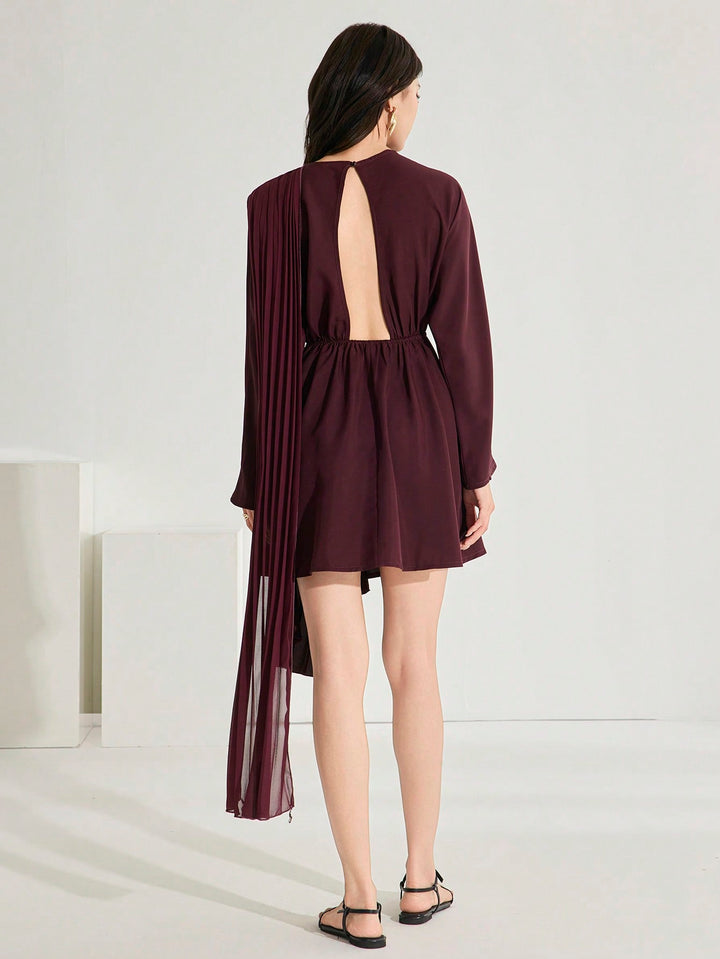 Rochie scurtă SHEIN, maro