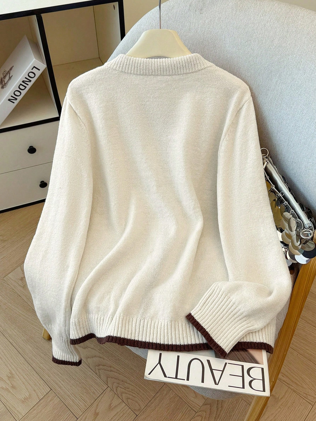 Cardigan SHEIN, bej