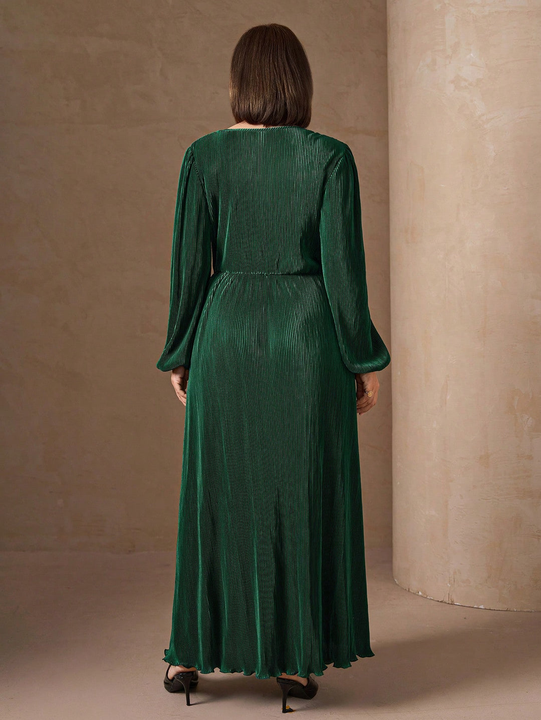 Rochie midi SHEIN, verde